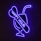 Basement Neon Sign - Happy Hour LED Wall Decor
