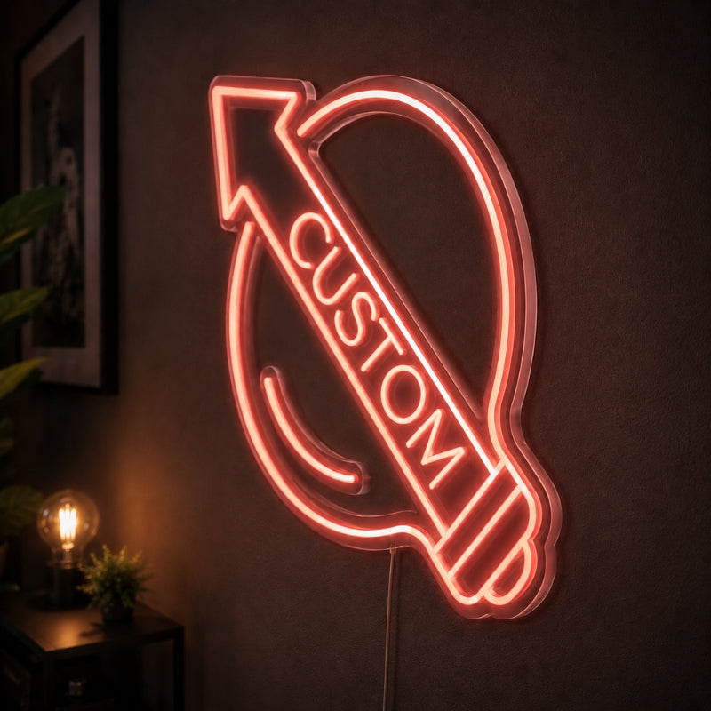 Basement Neon Sign - The Vibe LED Lounge Wall Decor