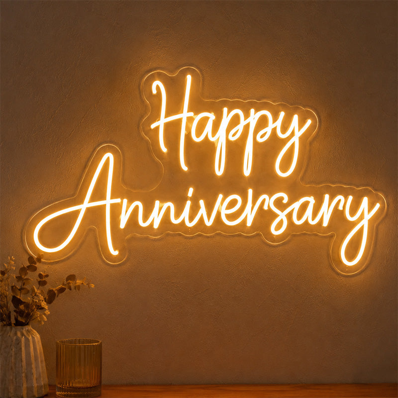 Beach & Summer Party Neon Signs - Anniversary Glow