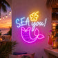 Beach & Summer Party Neon Signs - SEA You Mermaid Glow