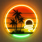 Beach & Summer Party Neon Signs - Sunset Palm Glow