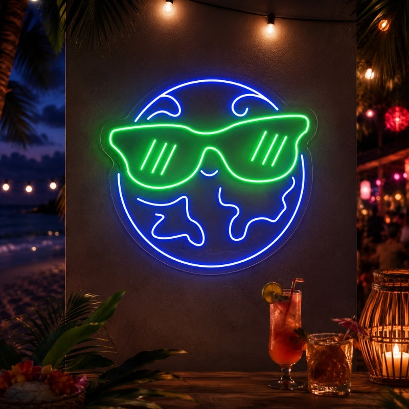 Beach & Summer Party Neon Signs - Cool Earth Vibes