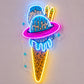 Beach & Summer Party Neon Signs - Ice Cream Galaxy