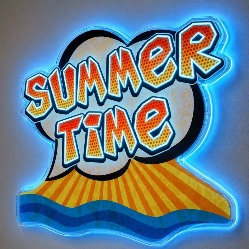 Beach & Summer Party Neon Signs - Summer Time Glow