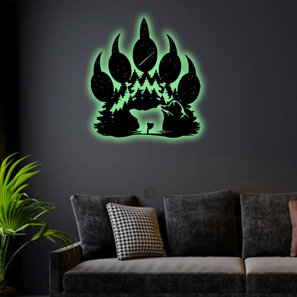 Bear Foot Outdoor - Led Light Metal - Owls Matrix LTD