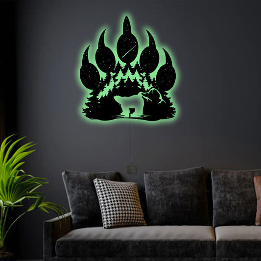Bear Foot Outdoor - Led Light Metal - Owls Matrix LTD