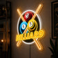 Billiards Pool Room Neon Sign - Billiard Ball Decor