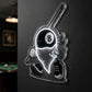 Billiards Neon Sign - 8 Ball Ghost Pool Wall Decor