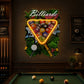 Billiards Neon Sign - Classic Pool Rack Wall Decor