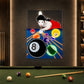 Billiards Neon Sign - Elegant Pool Player Wall Decor