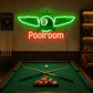 Billiards Pool Room Neon Sign - 8 Ball Wall Decor