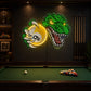 Billiards Pool Room Neon Sign - Dragon 9 Ball Decor