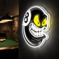 Billiards Pool Room Neon Sign - Evil 8 Ball Wall Decor