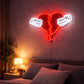 Broken Heart Neon Sign – Romantic LED Wall Decor for Bedroom & Emotional Aesthetic