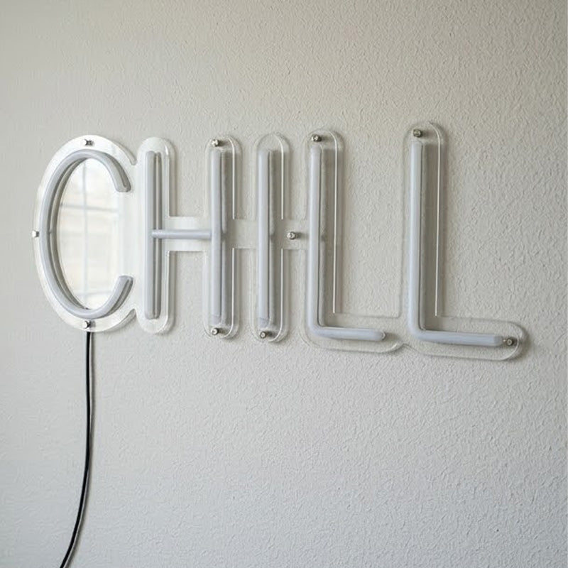 CHILL Neon Sign – Aesthetic LED Wall Decor for Bedroom & Gaming Room