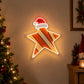 Christmas Neon Sign - Star LED Wall Decor for Home