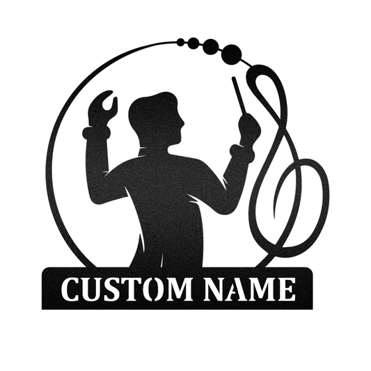 Conductor Male Personalized - Led Light Metal - Owls Matrix LTD