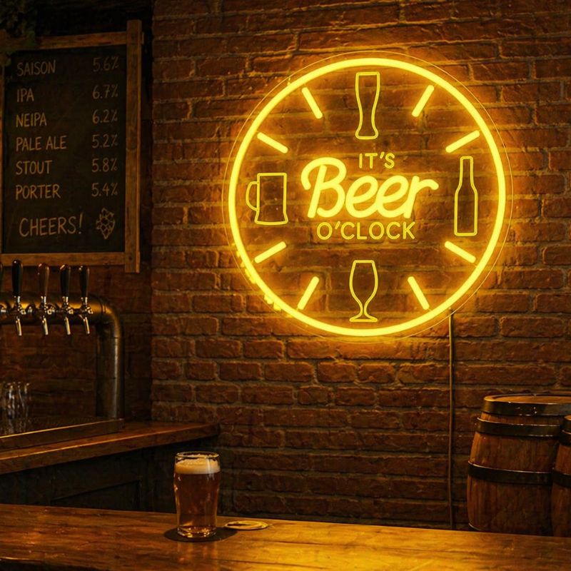 Craft Beer Neon Sign Brewery - LED Wall Decor Light