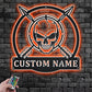 Custom Name Archery Player Name Sign Decoration For Room, Metal Wall Signs With RGB Led Light