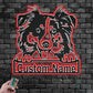 Custom Name Australian Shepherd Name Sign Decoration For Dog Room, Metal Wall Signs With RGB Led Light