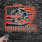 Custom Name Bass Fishing Name Sign Decoration For Room,Metal Wall Signs With RGB Led Light