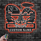 Custom Name Camper Name Sign Metal Wall Signs With RGB Led Light
