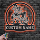 Custom Name Chicken Farm Name Sign Decoration For Room, Metal Wall Signs With RGB Led Light