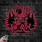 Custom Name Deer, Hunting Lover Metal Wall Signs With RGB Led Light
