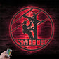 Custom Name Electrician Decoration Metal Wall Signs With RGB Led Light