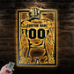 Custom Name Football Player Wall Decor, Metal Wall Signs With RGB Led Light