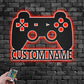 Custom Name Gamer Name Sign Decoration For Room Metal Wall Signs With RGB Led Light