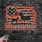 Custom Name Goat Farm Name Sign Decoration For Living Room, Metal Wall Signs With RGB Led Light