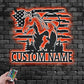 Custom Name Horse Name Sign Decoration For Room, Metal Wall Signs With RGB Led Light