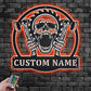 Custom Name Lumberjack Name Sign Decoration For Room, Metal Wall Signs With RGB Led Light