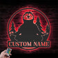 Custom Name Sloth Yoga Namaste Metal Wall Signs With RGB Led Light