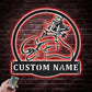 Custom Name Tattoo Artist Metal Wall Signs With RGB Led Light