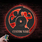 
Custom Name Weightlifting Name Sign Home Decor Bodybuilding Gym Fitness Metal Wall Signs With RGB Led Light
