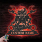 Custom Name Workshop Name Sign Home Decor Mechanic Repair Metal Wall Signs With RGB Led Light