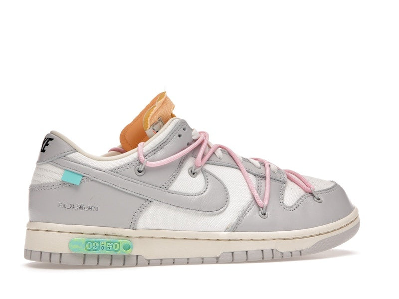 Nike Off-White X Dunk Low Lot 09 Of 50s Collaboration DM1602-109
