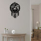 Dreamcatcher Outdoor Wolf - Led Light Metal - Owls Matrix LTD