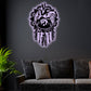 Dreamcatcher Outdoor Wolf - Led Light Metal - Owls Matrix LTD