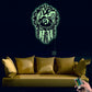 Dreamcatcher Outdoor Wolf - Led Light Metal - Owls Matrix LTD