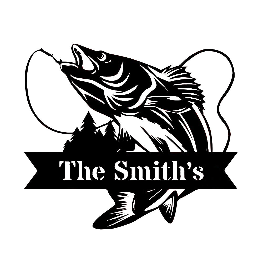 Fishing Style Lover - Led Light Metal - Owls Matrix LTD