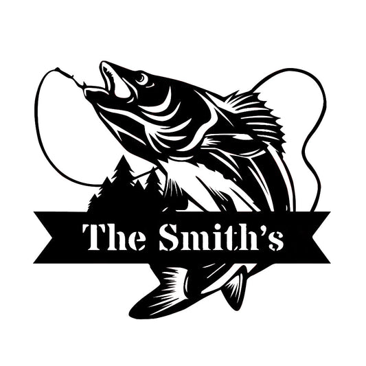 Fishing Style Lover - Led Light Metal - Owls Matrix LTD