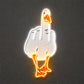 Funny Neon Sign - Angry Goose LED Wall Decor Artwork
