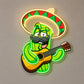 Funny Neon Sign - Cactus Guitar LED Wall Decor Sign
