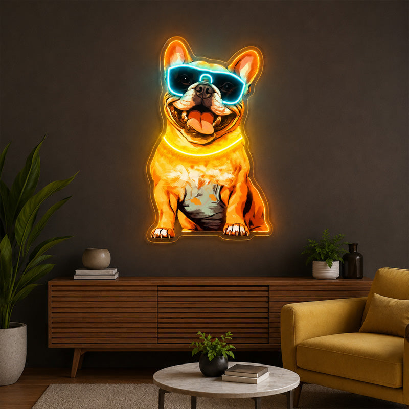 Funny Neon Sign - Cool Bulldog LED Wall Decor Sign
