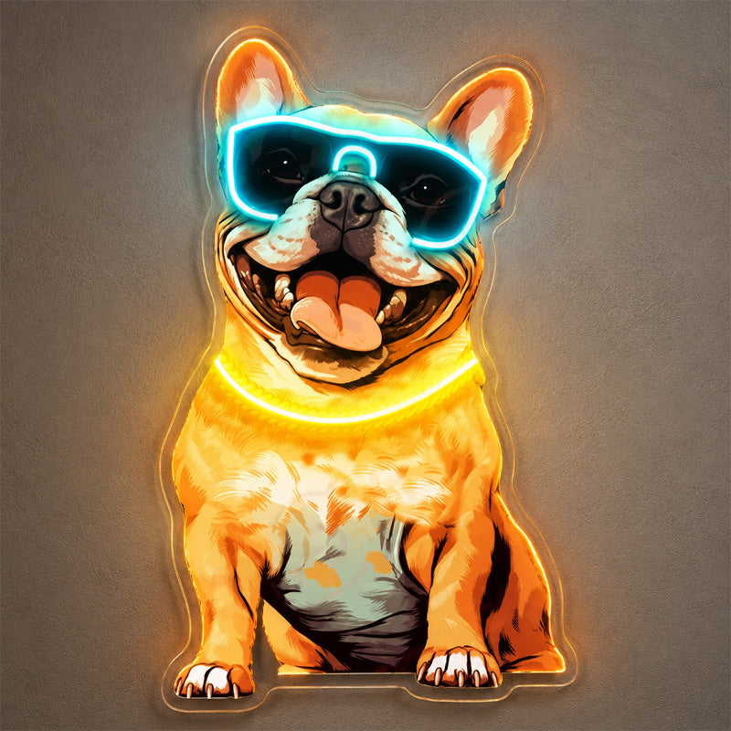 Funny Neon Sign - Cool Bulldog LED Wall Decor Sign
