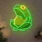 Funny Neon Sign - Cozy Frog LED Wall Decor Sign

