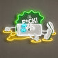 Funny Neon Sign - Crashed Can LED Wall Decor Sign
